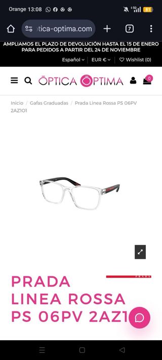 Gafas Prada Linea Rossa PS 06PV 2AZ101