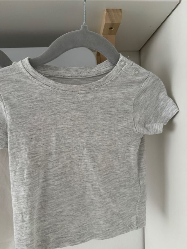 Lote 5 Camisetas Bebé Primark 3-6m y 6-9m