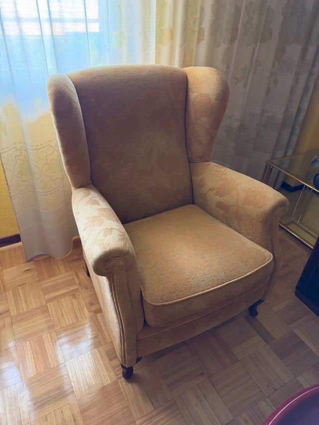 Butaca de 1 plaza color beige