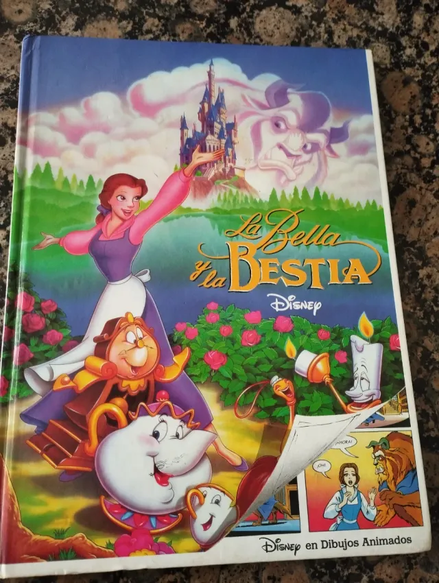 Libro,  La bella y la bestia, cómic  48 páginas