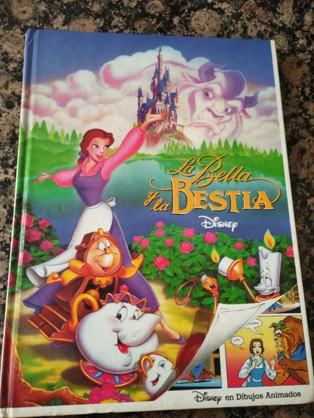 Libro,  La bella y la bestia, cómic  48 páginas