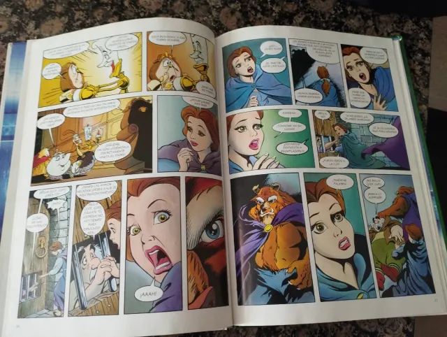 Libro,  La bella y la bestia, cómic  48 páginas