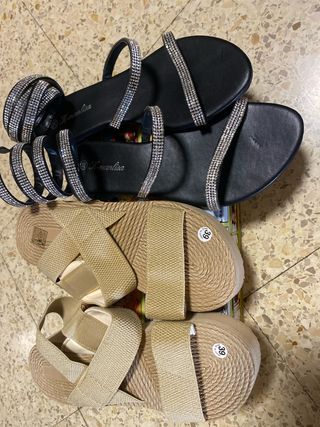 Pack Sandalias Talla 39 y 38