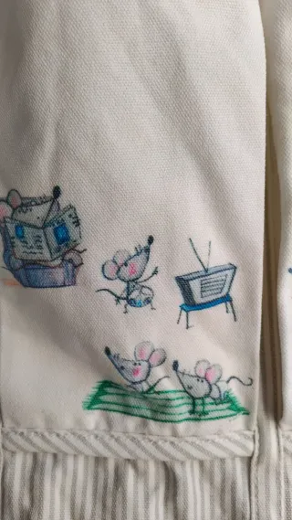 Organizador de pañales con dibujos