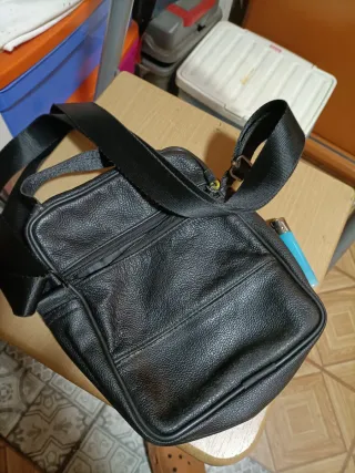 Bolso de mano piel natural