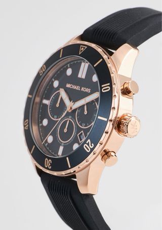 Reloj Michael Kors Negro/Dorado Caja Original