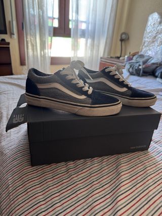 Zapatillas Vans Azules y Grises