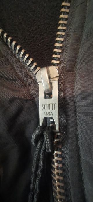 Chaqueta Bomber Schott Negra