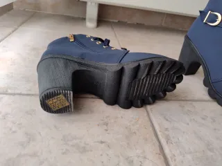 Botines azules talla 36