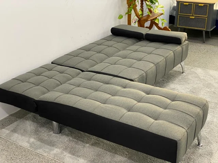 BARATO Sofá Cama Gris y Negro ENVIAMOS GRATIS