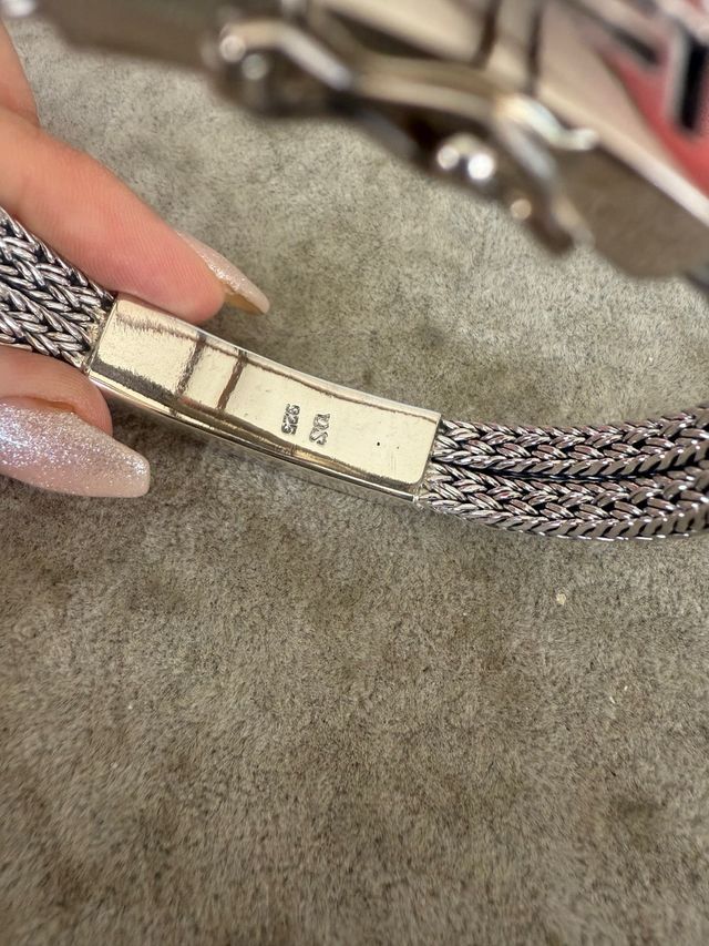 Pulsera Plata 925 Diseño Greca