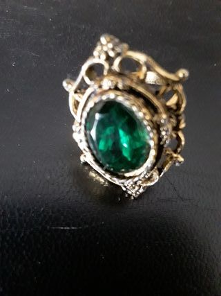 Anillo Vintage Uncas Manufacturing Verde