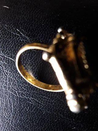 Anillo Vintage Uncas Manufacturing Verde