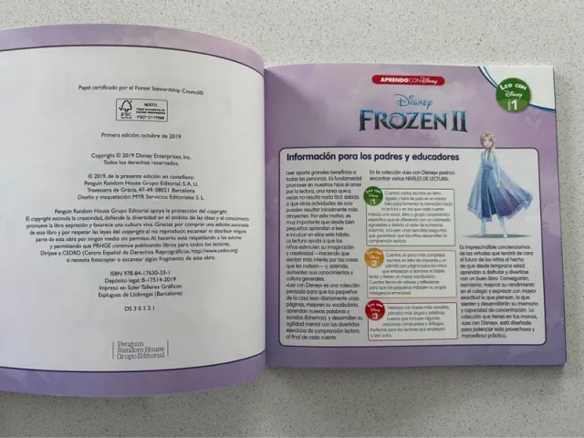 Frozen II. Leo con Disney (Nivel 1). Un cuento ...
