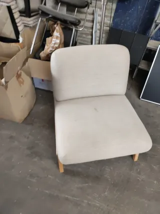 Butaca Zara Home Lino Madera nueva a estrenar.