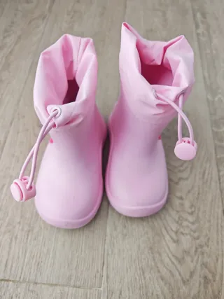 Botas de agua rosas dinosaurio Talla 22-23