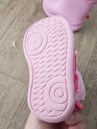 Botas de agua rosas dinosaurio Talla 22-23