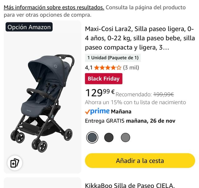 Maxi-Cosi Lara 2 Silla de Paseo Compacta