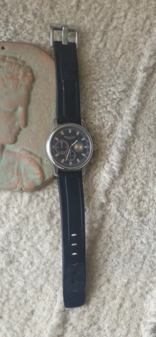 Reloj Massimo Dutti Sport Negro/Plata