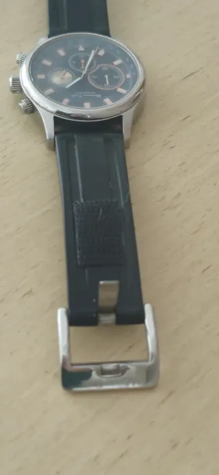 Reloj Massimo Dutti Sport Negro/Plata