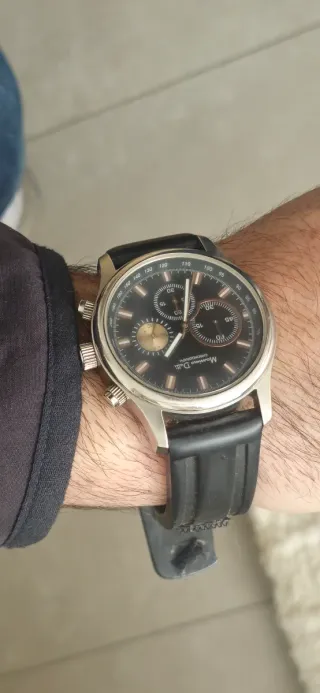 Reloj Massimo Dutti Sport Negro/Plata