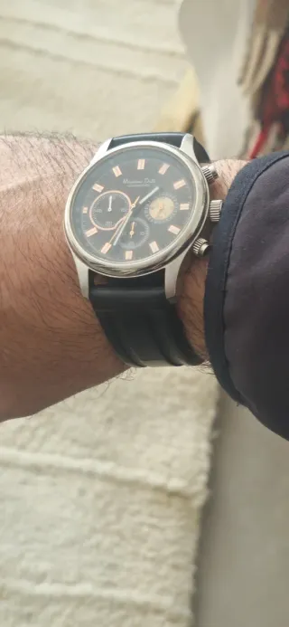 Reloj Massimo Dutti Sport Negro/Plata