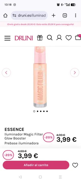 2 Iluminadores Magic Filter Glow Essence