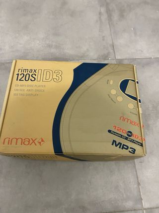 Reproductor CD/MP3 Rimax 120S ID3 Portátil