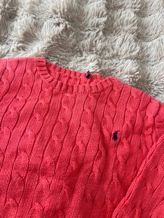 Maglione Polo Ralph Lauren donna rosso taglia S