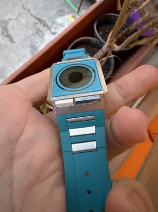 Casio FS 02 (Film Watch) Azul/Plata