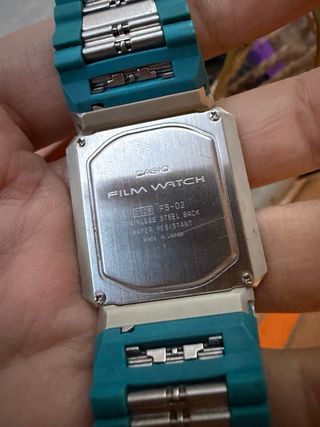 Casio FS 02 (Film Watch) Azul/Plata