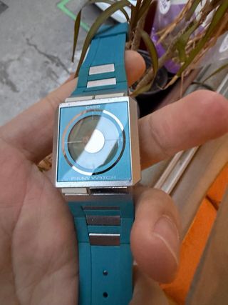 Casio FS 02 (Film Watch) Azul/Plata