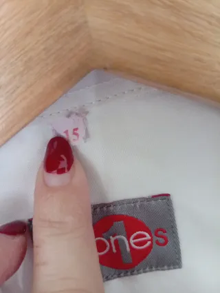 Camisa manga larga vo.one blanca