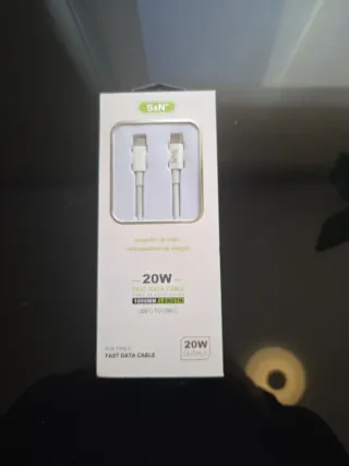 Cable S&N USB-C a USB-C 20W 1000mm