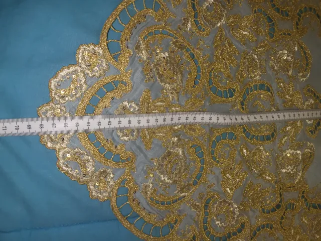 Manteletas Fallera Doradas