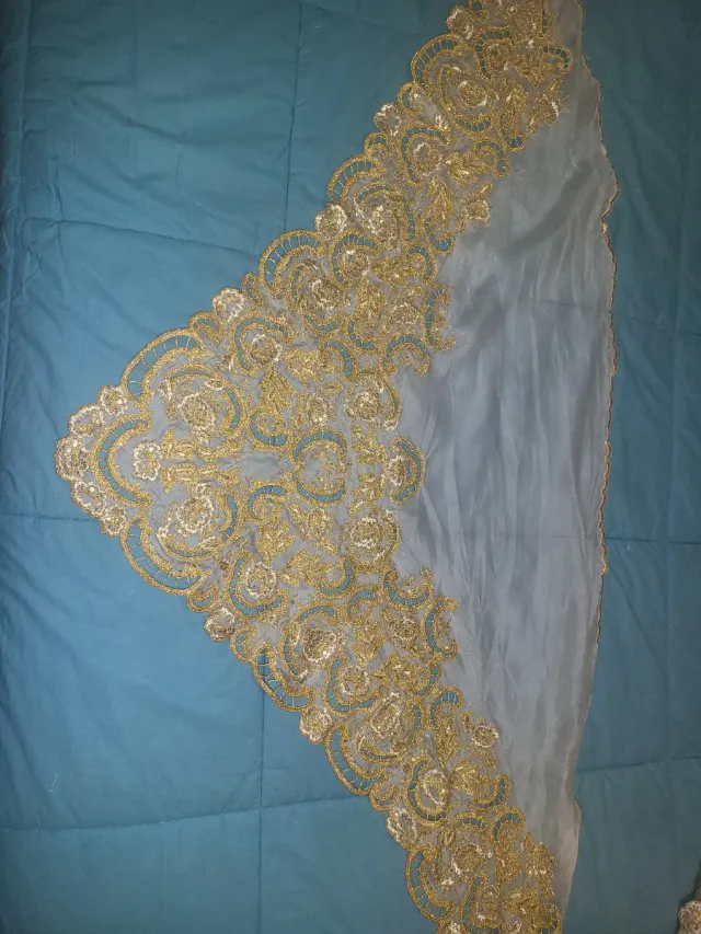 Manteletas Fallera Doradas