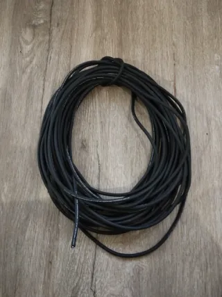 Cable para instrumento musical negro