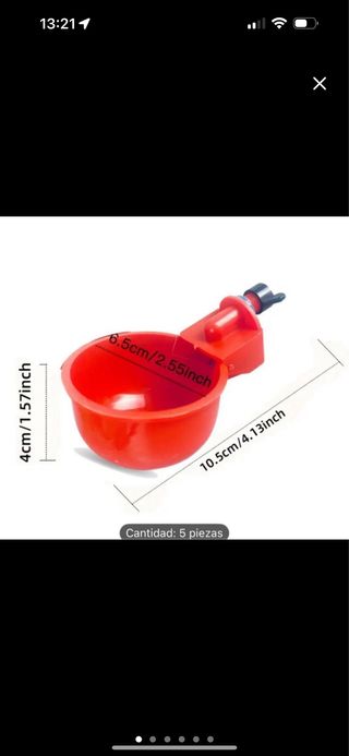 Pack 5 Bebederos Automáticos para Pollos