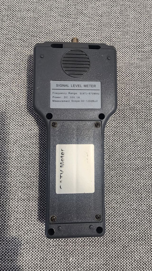 Medidor Señal TV (TV Signal Level Meter)