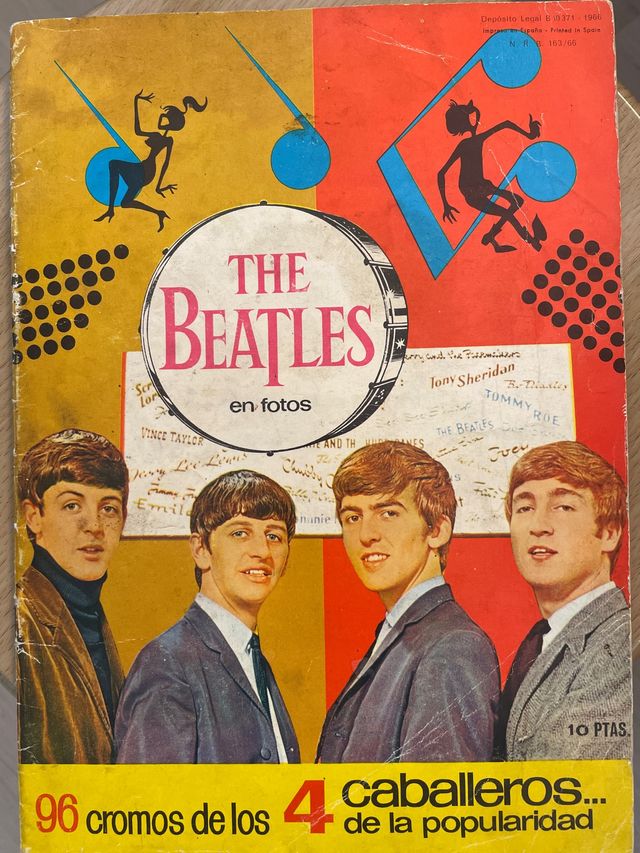 Álbum Cromos The Beatles en Fotos 1966