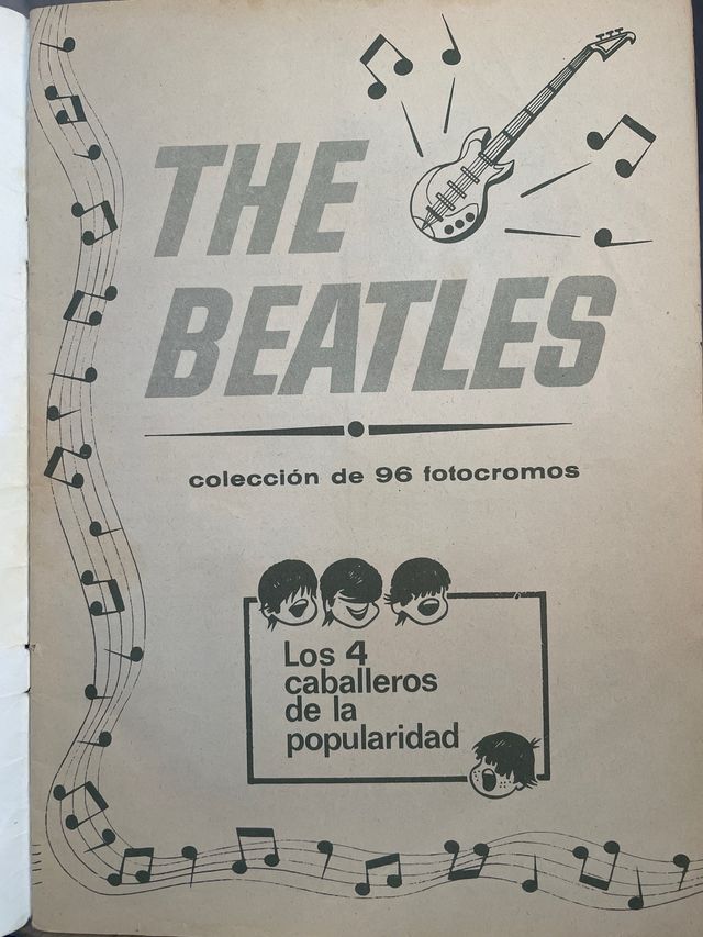 Álbum Cromos The Beatles en Fotos 1966