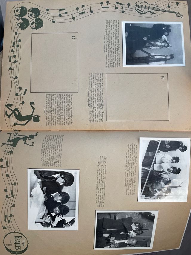 Álbum Cromos The Beatles en Fotos 1966