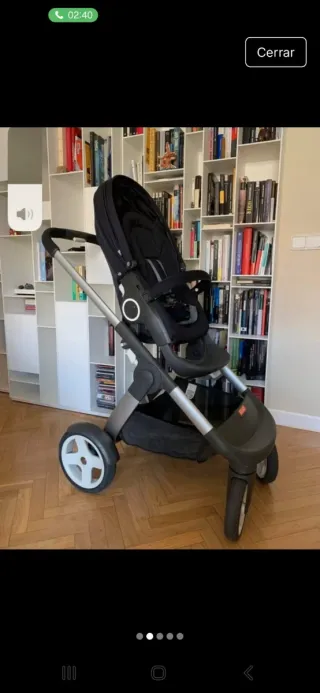 Silla de paseo Stokke y capazo