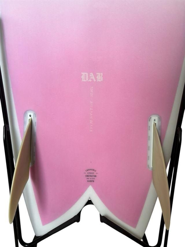 Tabla de surf Indio azul y rosa sin usar