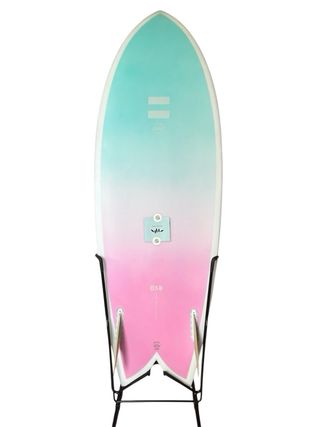 Tabla de surf Indio azul y rosa sin usar