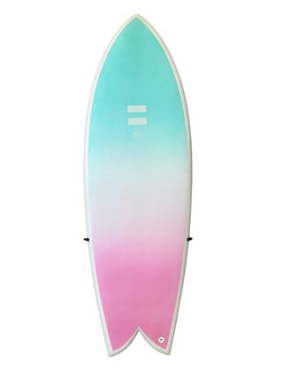 Tabla de surf Indio azul y rosa sin usar