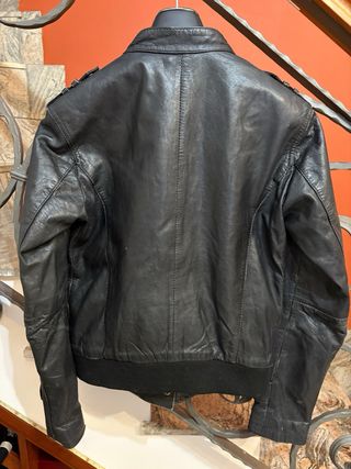 giubbino vera Pelle Invecchiata naturale vintage
