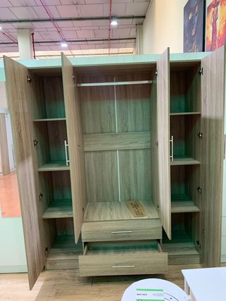 Armario 4 Puertas Madera