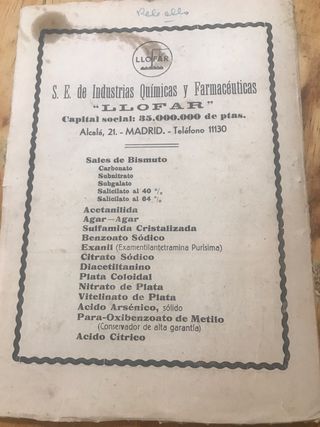 Revista antigua de ténico  policia de 1946