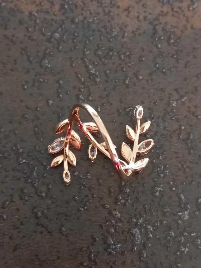 Anello oro rosa Swarovski